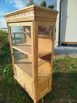 Starožitný skleník / vitrína / velice pěkná - 11