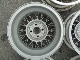 Fiat hliniková, drátěná kola Borrani - 11