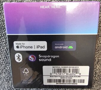 Bezdrátová sluchátka Bose ultra open earbuds 1:1 - 11