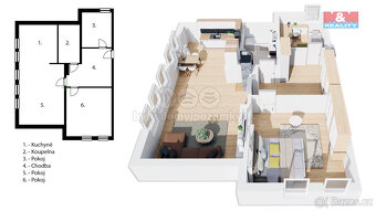 Prodej bytu 3+kk, 89 m², Říčky v Orlických horách - 11