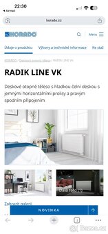 Radiátor Radik Line VK antracit - 11