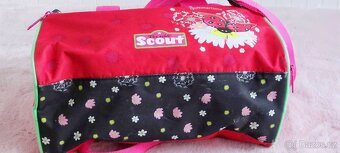 DÍVČÍ NEPROMOKAVÁ SPORTOVNÍ TAŠKA - SCOUT + SOVA - 11