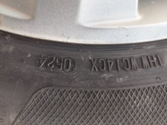 ALU kola 5x100 R16 Knife original Škoda+nové pneu 205/55R16 - 11