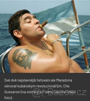 DIEGO ARMANDO MARADONA - prodám ORIGINÁLNÍ šálu. - 11