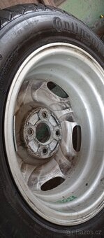 5 ks ORIGO LITÝCH KOL 4x100R14 z OPEL+185/60letní pneu R14 - 11