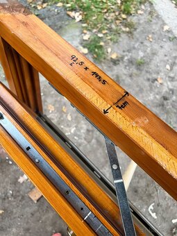 Zánovní dřevěná okna a francouzské dveře/okno - 11