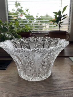 Sada broušeného skla - HAND CUT LEAD CRYSTAL - Czechoslovak - 11