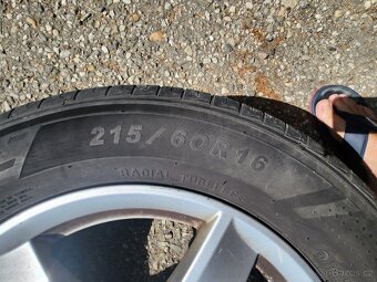 ALU kola letní Sharan, Alhambra 215/60R16 6,5Jx16 ET35 - 11