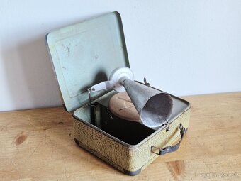 Starožitný dětský gramofon GBN Bing, 1930-40, Pingmyphone - 11