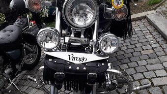 Nerez rampa se světly Yamaha Virago 535/750/1100-nová. - 11