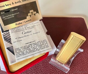 🔥 Luxusní zapalovač Cartier - Motif D'Orge 🇨🇭 - 11
