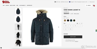 Nová péřová bunda Fjallraven Singi Down Jacket M - 11
