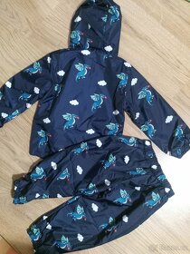 Nový nepromokavý zateplený DINO na set )navy), 92/98 - 11