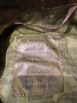 Výstrojní součástky AČR, maskáče, vz. 95 - 11