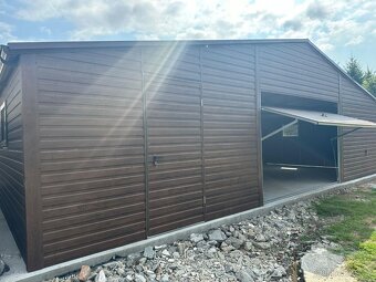 Plechová garáž 9x5m - 11