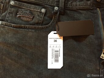 panske dzinove sortky, kratasy Superdry velkost W36 - 11