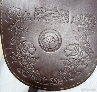 Australské sedlo s hruškou hnědé - 11