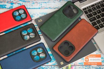 Pouzdro s koženkovými zády pro Xiaomi, Redmi a Poco - 11