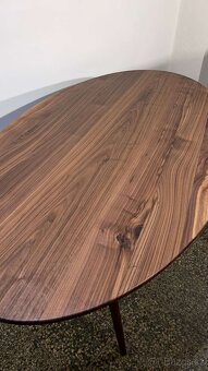 Designový stůl z amerického ořechu - 11
