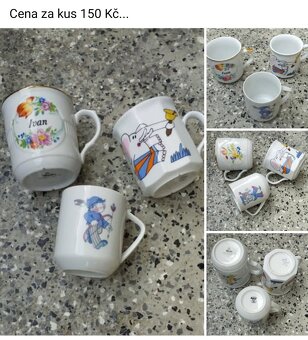 Květináče, porcelán atd viz fota. Ceny viz fota. - 11