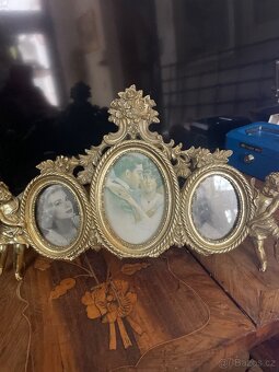 RÁMEČEK-zlacený-38cm na 23cm - 11