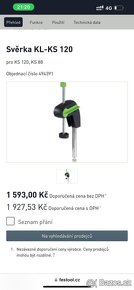 FESTOOL KAPEX KS 120 REB + DALŠÍ SVĚRKA+3 DALŠÍ KOTOUČE - 11