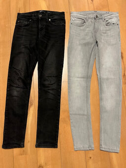 2x pánské / chlapecké džíny FSBN a Bershka 29/32 - 11