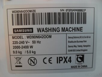 PRAČKA SE SUŠIČKOU SAMSUNG 9+5KG,APKA,DVÍŘKA ADDWASH, tř.A - 11