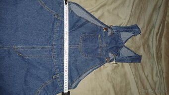 Laclové jeansové kalhoty - 11