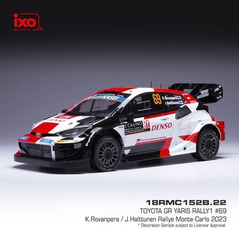 Modely Toyota GR Yaris Rally 1:18 IXO - 11
