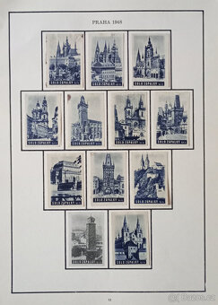 Album zápalkových nálepek 1945 - 1958 č.1 - 11