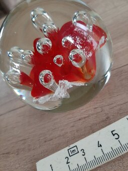 Retro sklenené težítka 2Ks - 11