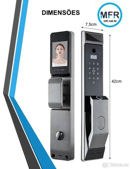 Chytrý Zámek dveří s 3D rozpoznáním tváře | Wi-Fi - 11