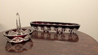 Funkcionalismus - starožitná chrom lampa + sklo Egermann - 11