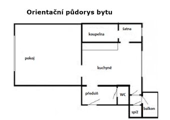 Pronájem, byt 1+1, 45 m², Ostrava - Mar. Hory, ul. Korunní - 11