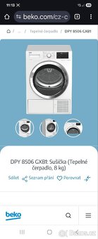 Sušička Beko 8kg - 11