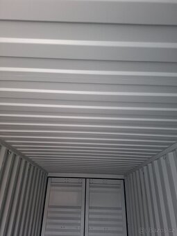Modrý lodní kontejner 20' se 3 dveřmi – flexibilní. - 11
