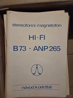 Tesla návody k rádiím / magnetofony - 11