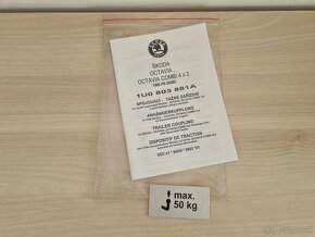 NOVÉ Štítky, typové osvědčení tažného Octavia 1 - 11