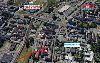 Pronájem kancel. prostor, 26+13 m², Ostrava,ul. Kounicova - 11