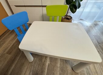 Dětský stolek a 2 židličky ikea - 11