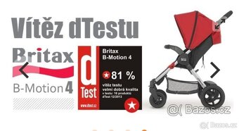 Britax B motion + 105cm luzko - 11