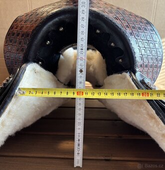 Westernové sedlo 1) černé s hnědou - 11