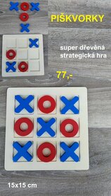 Dřevěné montessori hračky - VÝPRODEJ - 11