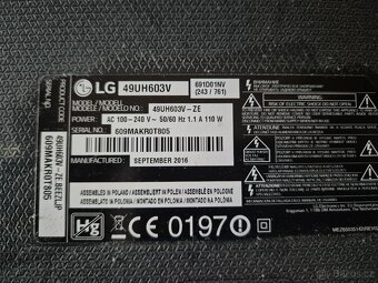 Televize 49" LG UHD TV 4K, webOS 3.0 - 11