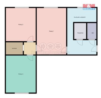 Prodej bytu 3+1, 74 m², Orlová, ul. Osvobození - 11