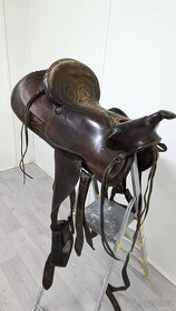 Sedlo na koně Typ Natowa (western) tm. hnědé - 11