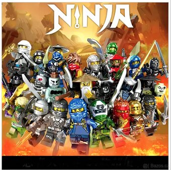 Figurky Ninjago (24ks) typ lego 1 - nove, nehrane - 11