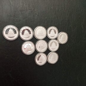 STŘÍBRO a ZLATO American Eagle, Maple, Panda a US Morgan atd - 11