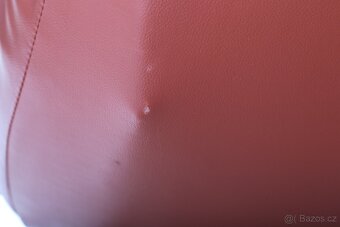 858 Křeslo polohovací, kožené s podnožkou - 11